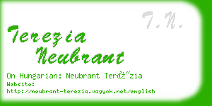 terezia neubrant business card